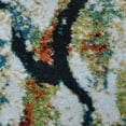 thumbnail image 2 of RUGSOTIC CARPETS MACHINE MADE HEATSET POLYPROPYLENE AREA RUGS - 3'4''x5', Rectangle Shape, Multicolor Color, Floral Modern Design, High Pile Machine Made Area Rugs for Living Room, Bed Room (M00010), 2 of 7