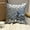Grey, variant on The HomeCentric Decorative White 16"x16" (40x40 cm) Throw Pillows, Silk Mirror Embroidery Throw Pillows For Couch, Geometric Pattern Modern Style - Darpan White