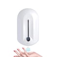 thumbnail image 3 of Dispensador Automático De Jabón Por Inducción Dispensador De Desinfectante De Manos Pequeño Soporte De Líquido De Gel Montado En La Pared Con Capacidad De 1100Ml Yuarrent HA026018-00, 3 of 7