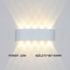 thumbnail image 3 of Lámpara de pared LED Up and Down, resistente al agua IP65, de aluminio, para interiores, dormitorios, salas de estar, pasillos, iluminación interior y exterior, 3 of 5