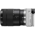 thumbnail image 5 of Sony Alpha a6300 Mirrorless Camera with 18-135mm Lens Silver ILCE-6300M/S With Sony 55-210mm Lens, Soft Bag, Additional Battery, 64GB Memory Card, Card Reader , Plus Essential Accessories Sony ILCE-6300M/S, 5 of 5