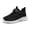 Black, variant on Kid Boys and Girls Breathable Mesh Casual Athletic Sneakers for Jogger, Running, Tennis, Back To School