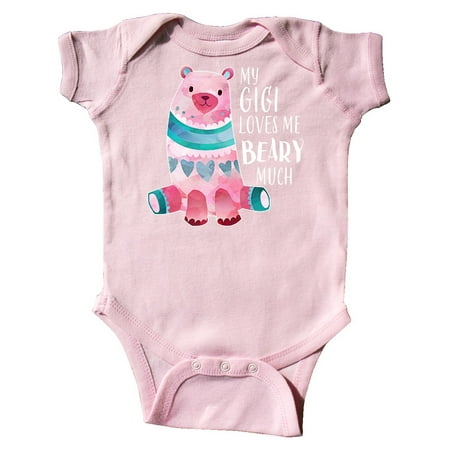 

Inktastic My Gigi Loves Me Beary Much with Cute Bear Gift Baby Boy or Baby Girl Bodysuit