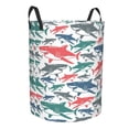 thumbnail image 2 of Kll Colorful Shark Waterproof Foldable Laundry Hamper Bucket With Handles For Storage Bin,Kids Room,Home Organizer (Medium), 2 of 8