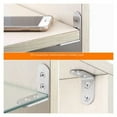 thumbnail image 4 of Stainless steel angle code angle iron 90 degree right angle holder connector with hole table chair reinforced triangle L-shaped bracket, 4 of 5