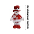 thumbnail image 2 of Santa And Snowman Stretchable Doll Knitted Standing Doll For Home Tabletop Festive Display, 2 of 4