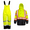 Yellow/Black, variant on Hi-Vis Safety Rain Set, Two-Tone Parka Jacket and Pants (Yellow/Black, L)