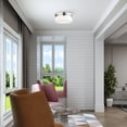 thumbnail image 2 of Livex Lighting Stratus 2 Light Polished Chrome Ceiling Mount or Wall Mount, 2 of 11