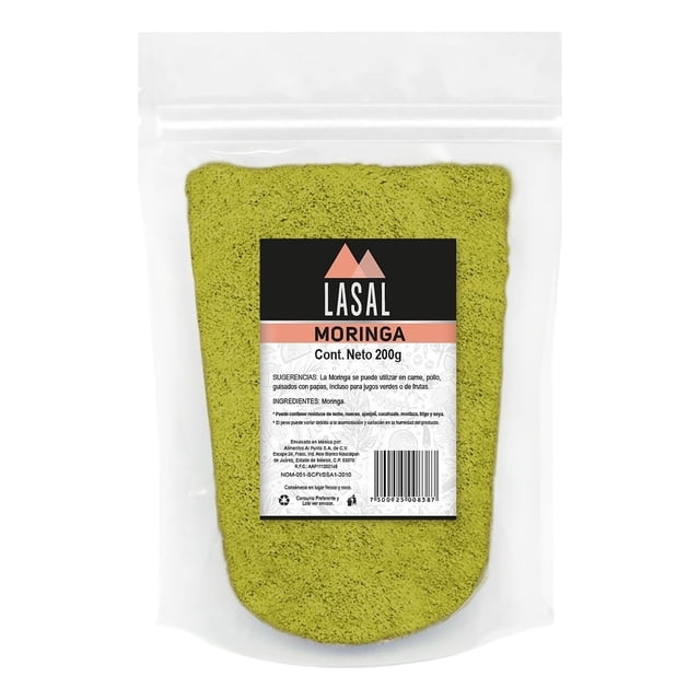 Moringa En Polvo 200 Gramos Pouch Resellable