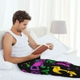 thumbnail image 5 of Naloa Mardi Gras with Flamingo Pajama Pants Men, PJ Bottoms, Sleep & Lounge Pants-XX-Large, 5 of 6