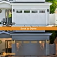 thumbnail image 2 of C Cattleya 10in. Powder-coated Black Dusk to Dawn Outdoor Wall Lantern Sconce with Clear Water Glass, 2 of 7