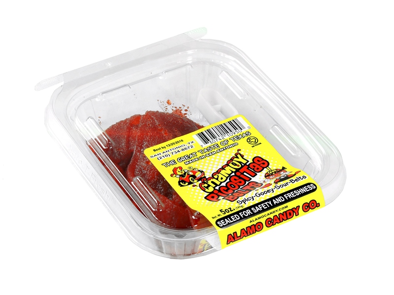 ALAMO CANDY CO. CHAMOY PICOSITAS BELTS SPICY GOOEY SOUR BELTS 5 OZ