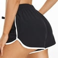 thumbnail image 5 of Seductiva White Womens Athletic Shorts Womens Athletic Shorts Running Dolphin Shorts with Pockets and Drawstring, 5 of 7