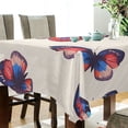 thumbnail image 5 of Yayeee Tablecloths 60" x 108" Rectangle Wrinkle Resistant Party Table Cover, Blue Butterflies, 5 of 8