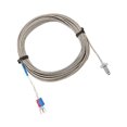 thumbnail image 1 of Cable Tipo Termopar K, Termopar BSW, Termopar De Sonda De Alta Precisión Para Medición De Temperatura Con Rosca De Tornillo M6 BSW, Para Instrumentos De Visualización,, 1 of 7