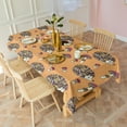 thumbnail image 3 of Cute Hedgehog Mushroom Rectangle Tablecloth 60"x102",Waterproof Polyester Rectangle Table Cloth, Wipeable Spillproof Polyester Tablecloth for Dining, Camping, Indoor and Outdoor, 3 of 6