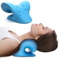 thumbnail image 1 of Lepai Neck Cloud Cervical Traction Neck Pain Relief Pillow - Blue, 1 of 5