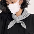 thumbnail image 4 of Primegos Foulard Triangle Tricotée Femmes Filles Automne Hiver Châle Chaud Multicolore Chauffe-Nuque Couvre-Chef Décontracté, 4 of 8