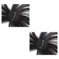 thumbnail image 1 of Qarigey Flequillo de aire, postizos finos sin costuras, fibra de alta temperatura, sin rastro con patillas, flecos para mujer, para boda, Type5 NO5, 1 of 6