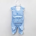 thumbnail image 2 of Taybagh Baby Girl Outfits Summer 6 Piece Newborn Girl Clothes Baby Cotton Set Going Home Outfit Clothes Light Blue 0-9 Months, 2 of 6