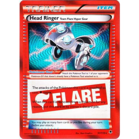 Pokemon Phantom Forces Holo Rare Rare Holo Head Ringer #97