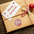 thumbnail image 5 of Wrapables Christmas Stickers Label Roll, Holiday Stickers for Sealing Cards, Envelopes, Gift Boxes, Festive Party Favors (500pcs), Red & White, 5 of 6