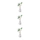 thumbnail image 1 of Billuyoard Figurilla Flor Cristal Ramos Transparentes Inicio Type4 NO4, 1 of 6