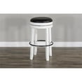 thumbnail image 5 of Home Bar and Swivel Bar Stool in European Cottage White 3 Piece Set, 5 of 17