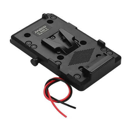 Image of Andoer Power Plate Battery Dslr Camera V-lock Battery Plate Adapter With D-tap Output D-tap Output V-mount Dslr Camera Video V-mount V- Battery Adapter Plate Qisuo V Mount V Mount V-