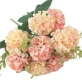 thumbnail image 1 of 1PCS 10 Flower Head Hydrangea Fake Flowers Luxury Bouquet Wedding Decoration, 1 of 12