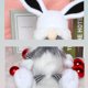 thumbnail image 2 of Piernas largas Conejito de Pascua Dibujos animados Felpa Mesa de Pascua Muñeca Niños Regalos Blanco Ehuebsd Libre de BPA, 2 of 3