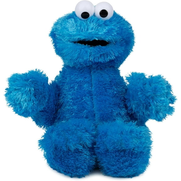 Sesame Street Official Cookie Monster Muppet Plush, Premium Plush Toy, Blue, 12”