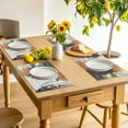 thumbnail image 3 of Vintage Sage Green Orange Placemats for Dinning Table Set of 4, Modern Abstract Art Burlap Kitchen Place Mats Waterproof Cloth Table Mats, Indoor Outdoor Placemats Easy Clean Dinner Decor, 3 of 8
