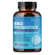 NNATURE TARGET Probiotics for Women & Men, 60 Billion CFU, Prebiotics and Probiotic for Gut Health - SBO Probiotics Supports Digestive, Constipation, Diarrhea, Gas & Bloating, 90 Veggie Capsules