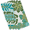 Aqua, variant on Simply Daisy 19" x 19" Ani Floral Print Napkin (Set of 4)