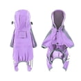 thumbnail image 1 of TIELUTT Pet Raincoat Dog Four Legged Raincoat Size Dog Pet Rainy Day Outing Clothes Dog Compression Portable Life Jacket Puppy Separation Anxiety Solutions Dog Raincoat Small Size Dog Raincoat with H, 1 of 5