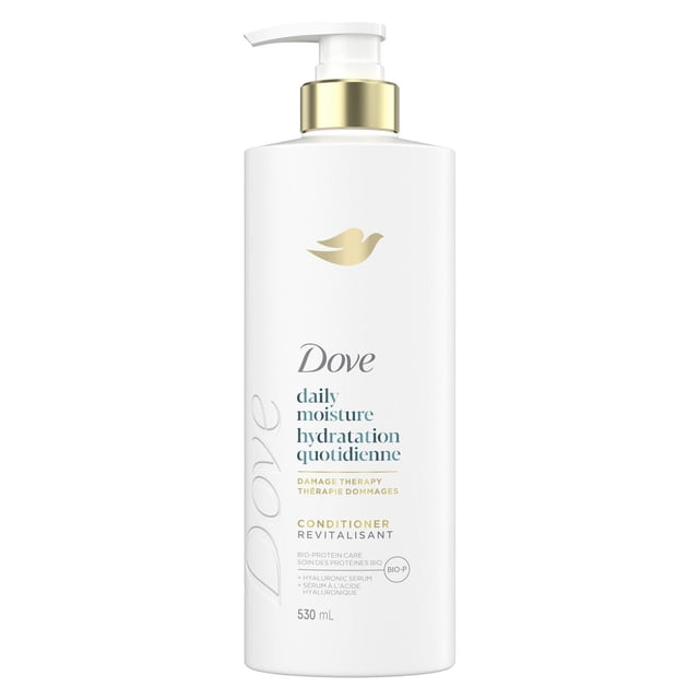 Dove Conditioner Daily Moisture Bio-Protein Care + Hyaluronic Acid, 530 ml