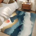 thumbnail image 4 of Nature Scenery Area Rugs 3x5 ft Forest Sun Mountain Landscape Washable Rug Non Slip Indoor Carpet Absorbent Floor Mat for Living Room Bedroom Dining Room, 4 of 9