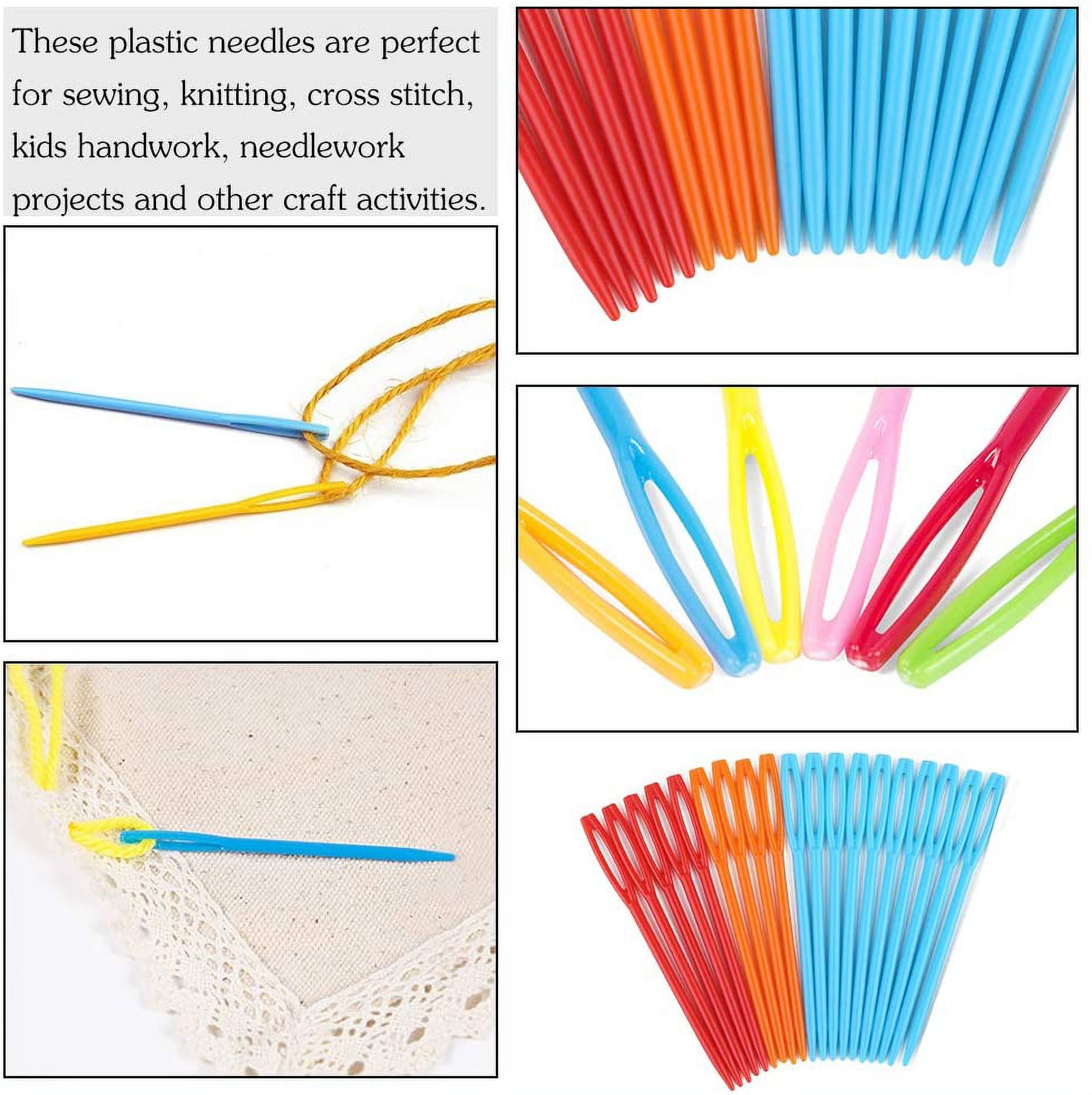 7cm Sewing Needles Safety Plastic Lacing Needles for Crafts - China  Plasstic Needle and Sewing Handle Needle price