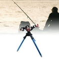 thumbnail image 6 of SunniMix Fishing Rod Tripod Bracket Outdoor Supplies Rack Pole Storage for Ship Yacht Long Blue 39cm, 6 of 8