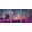 BLACK, variant on wall26 - 3 Piece Framed Canvas Wall Art - Red Alien Landscape with Alone Tree Silhouette in Purple Field - Modern Home Art Stretched and Framed Ready to Hang - 16"x24"x3 BLACK