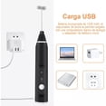 thumbnail image 5 of Batidor Electrico de Leche BLOSOOM 3 velocidades Recargable Negro, 5 of 5