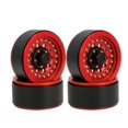 thumbnail image 1 of Xingzhi Shock-proof Metal Wheel Rims For 1/10 CC01 Crawler RC Car Accessories RC Hop-ups Red, 1 of 6