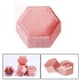 thumbnail image 2 of Estuche de caja de anillo hexagonal, organizador de anillos, caja de terciopelo, joyero de terciopelo para propuesta, aniversario, niñas, regalos de San Valentín EstiloC-Rosa Sunnimix Titular de anillos, 2 of 8