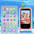 thumbnail image 3 of Dadiaei Simulation Phone Rechargeable Touch Screen Camera with Puzzle and Early Education Games Dinosaur Design Safe Toy, 3 of 6