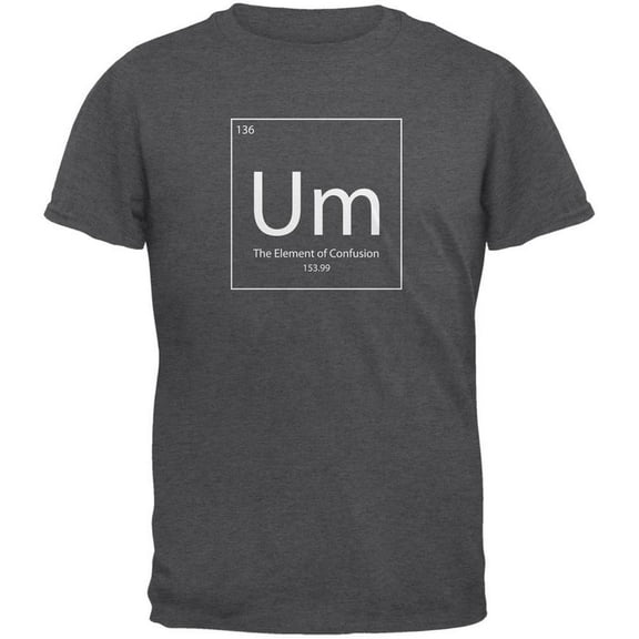 Old Glory Mens Um Periodic Table Short Sleeve Graphic T Shirt