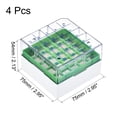 thumbnail image 2 of Unique Bargains Freezer Tube Box 25 Places Waterproof Polypropylene Holder Rack for 1.8/2ml Microcentrifuge Tubes, Green 4Pcs, 2 of 5