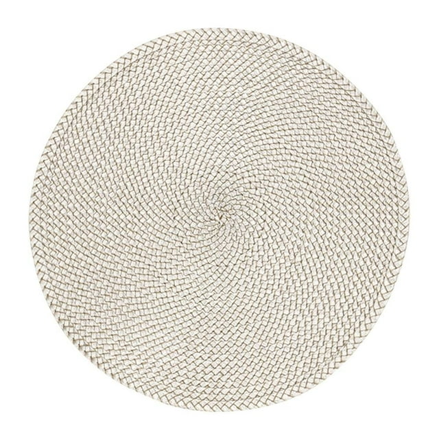 Mantel Redondo Home Creations Individual 38cm Plateado