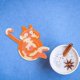 thumbnail image 2 of Cute Cat Butt Coaster Crochet Cat Butt Coffee Mug Tea Drink Coaster for Home, 2 of 4