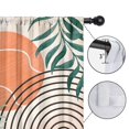 thumbnail image 4 of Blackout Kids Curtains,Orange Boho Geometric and Plant Pattern Childrens Insulated Curtains Set Of 2,Bedroom Essentials,Toddler Room Decor 42x54in(106x137cm), 4 of 5